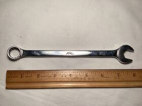Cl18-i3 Mac Tools Vintage 9/16 Inch Sae Combination Wrench Cl18 Chrome Made In Usa