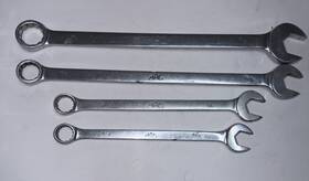 Mac Tools Cl18 To Cl28 4 Combination Wrench Lot 9/16 Cl18 Inch 5/8 Cl20 11/16 Cl22l 7/8 Cl28