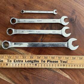 Cl222 Mac Tools Cl262 Cl202 Cl102 12pt Chrome Combination Wrench Set Made In Usa