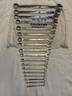 Cl502r Mac Tools Cl82r Usa 18pc Sae Chrome 12pt Combination Wrench Set Cl Series