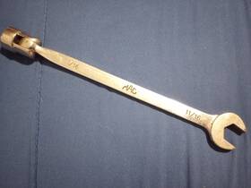 Clf-22 Mac Tools Vintage Combination Wrench Clf22 Flex Socket And 11/16 Inch Open End Usa