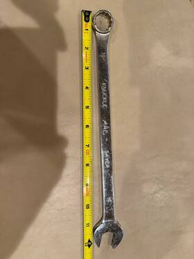 Cll219mmks Mac Tools Xl Extra Long Knuckle Saver Combination Wrench 19mm 12pt