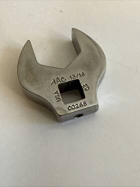 Co266 Mac Tools Usa 3/8 Inch Drive 13/16 Sae Chrome Open-end Crowfoot Wrench Socket