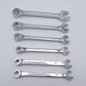 Mac Tools Cob10 Cob16 Usa Cob Sae Flare Nut Open End Wrench Lot 6pc 5/16-1/2