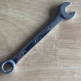 Cw10-cw10r Mac Tools 5/16 Inch Combination Wrench 12 Point Full Polish Cw10 Usa
