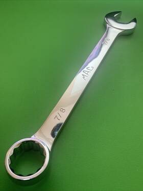 Cw28r Mac Tools Professional Usa Sae 7/8 Inch 12 Point 10 Long Combination Wrench