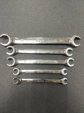 E112501 Mac Tools Expert Flare Nut Line Wrench Set 5pc Metric 7 19mm