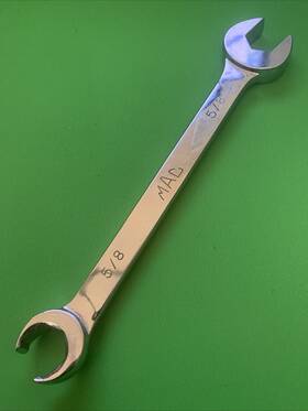Fc206 Mac Tools Professional Usa Full Polish Sae 5/8 Inch Flare Nut Line Wrench Mpn