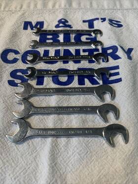 Iw24d Mac Tools Iw10d 7pc Ignition Open End Wrench Set -