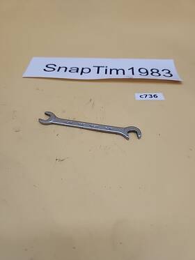 Iw20 Mac Tools 5/16 Inch Angle Head Chrome Ignition Wrench Usa