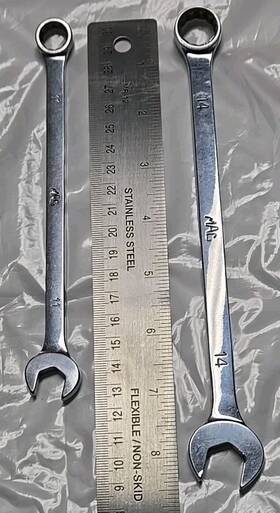 M14cl Mac Tools M11cl/m14cl 11 And 14mm 12pt Long Chrome Combination Wrenchs M11 14 Cl Pre-owned