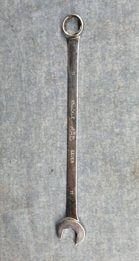 M11clks Mac Tools 11mm Knuckle Saver Combination Wrench