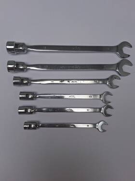 Mac Tools M18chlf Metric 6pt Saltus Wrenches Lot Of 6 Usa Made Incomplete Set