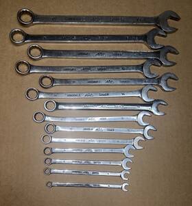 Mac Tools M6clks M19clkc 14 Piece Metric Combination Wrench Set 12-point 6 Mm Inch To 19