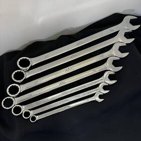 M8clr Mac Tools 7pc Lot Wrench Metric Set 8mm 10mm 13mm 16mm 17mm 18mm 19mm 12-pt Clr