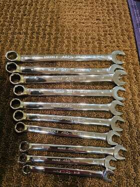 Mb142ks Mac Tools Knuckle Saver Metric Combination Wrench Set 10-19mm