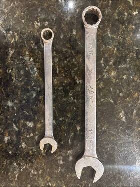 Ol222r Mac Tools Wrenches 11/16 And 7/16 Ol142
