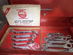 Rbow5pt Mac Tools Rbow5pt&metric Offset Ratcheting Box Wrench Sets Sae And Metric Made In Usa