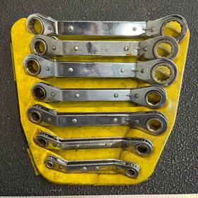 Rowm1921 Mac Tools 9mm-21mm And 1/4 Inch Offset Ratcheting Box Wrench Set Of 6 Rowm1921- B