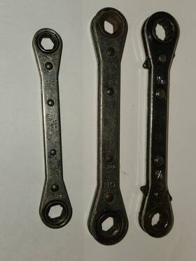 Rwb-10 Mac Tools Ratching Box End Wrenches Multiple Brands And Standard Sizes. Used