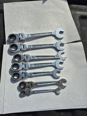 Rwf19 Mac Tools Rwf18 Ratchet Combination Wrench Used Lot 7