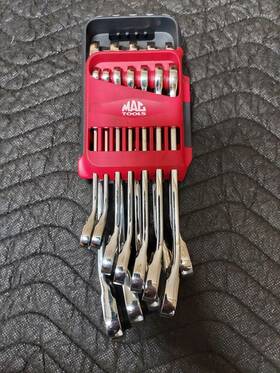 Rwo6pt Mac Tools 12 Pc Metric 6 Point Reversible Ratchet Wrench Set Precision Torque
