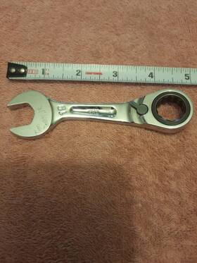 Mac Tools Rws215mmpta 15 Mm Precision Torque Stubby Reversible Ratchet Wrench