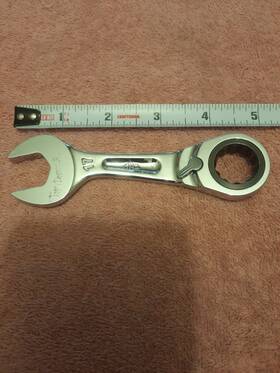 Mac Tools Rws217mmpta 17 Mm Precision Torque Stubby Reversible Ratchet Wrench