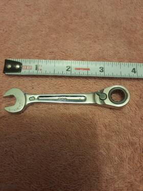 Mac Tools Rws28mmpta 8 Mm Precision Torque Stubby Reversible Ratchet Wrench