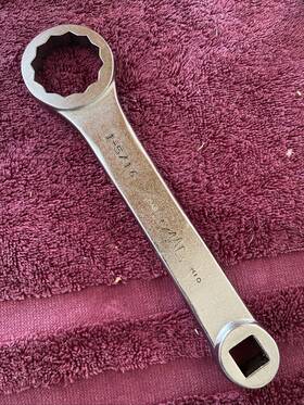 S-148 Mac Tools Vintage Sabina Ohio Tool 1-5/16 Inch Special Wrench 12 Point 1/2 Dr. Usa