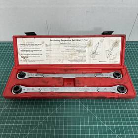 Sbt8586 Mac Tools Sbtset 15 Inch 2 Piece Ratcheting Serpentine Belt Wrench Set Usa C3