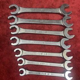 Cob12-cob24 Mac Tools Scob7k 7pc Sae Flare Nut Open End Wrench Set 3/8 Inch -3/4 #cob12-cob24 Sabrina