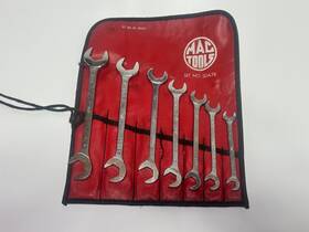 Sda7k Mac Tools Usa 7pc Sae 3/8-3/4 Inch 4-way Open-end Angle Wrench Set With Kit Bag