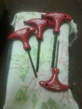 Shkt10ap Mac Tools 10 Pc. Sae T-handle Hex Wrench Set Made In Japan Shkt10ap Mac Tools 10 Pc. Sae T-handle Hex Wrench Set Made In Japan