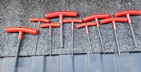 Shkt10cgp Mac Tools 9 Piece Sae T-handle Hex Head / Allen Wrench Set