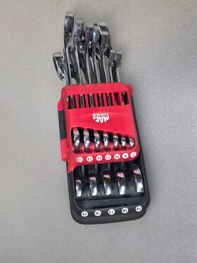 Srwmo2312ptb Mac Tools 12 Pc Ratcheting Reversible Metric Wrench Set 7-19 Mm