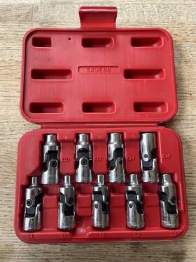 Sxue9b Mac Tools Edge Universal Inverted Star Socket Set 3/8 Inch Drive Swivel