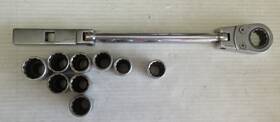 Vrf-l4 Mac Tools Pass Through Rachet Vrf L4 And 9 Sockets Vrss 7/8 13/16 3/4 11/16 5/8