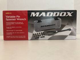 Mbr151 Maddox Variable Pin Spanned Wrench Universal Design Tool Read Description