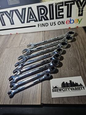 237-9539 Master Force Masterforce 8pc Ratcheting Combination Wrench Set Metric 8mm-18mm