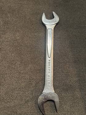 T5736 Master Mechanic Open Wrench 1-1/8 Inch And 1-1/16