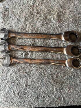 9grc25m2 Matco Tools 25 24 21mm 3 Piece Ratcheting Combination Wrench 12 Point