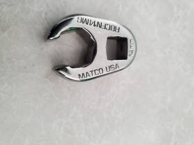 Abcfn14m6 Matco Tools 14mm Crowfoot Wrench 3/8 Inch Drive Vtg Usa