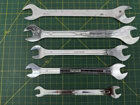 Agrfm1011t Matco Tools 5-piece Metric Double Open-end Slim Wrench Set Flat Specialty