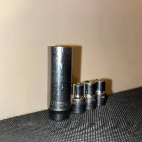 Ao166 Matco Tools B126a - Socket Set Of 3 Rare Very Nice Sockets A96 Etc Arrow Logo