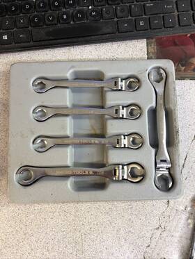 Blw5m Matco Tools Sae Brake Lines Servo Steering Wrench Set 3/8-1/2