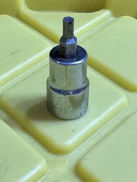 Bxy4m Matco Tools - 4mm Impact Hex Socket Driver 3/8 Inch Drive Part#
