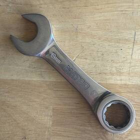 Grbsm1919 Matco Tools 19mm Short Stubby Ratcheting Combination Wrench 12pt Usa