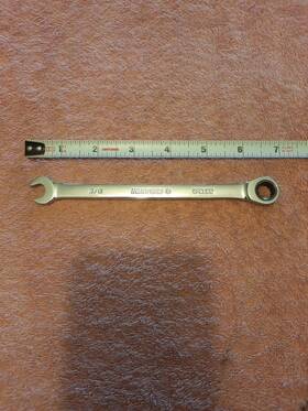 Grcl122 Matco Tools 3/8 Inch Ratchet Combination Wrench Long Grcl122 Matco Tools 3/8 Inch Ratchet Combination Wrench Long