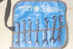 Iwkm7k Matco Tools 7 Piece Metric Igniton Wrench Set 5.5mm - 11mm